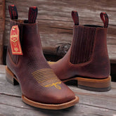 Square toe boots by Quincy